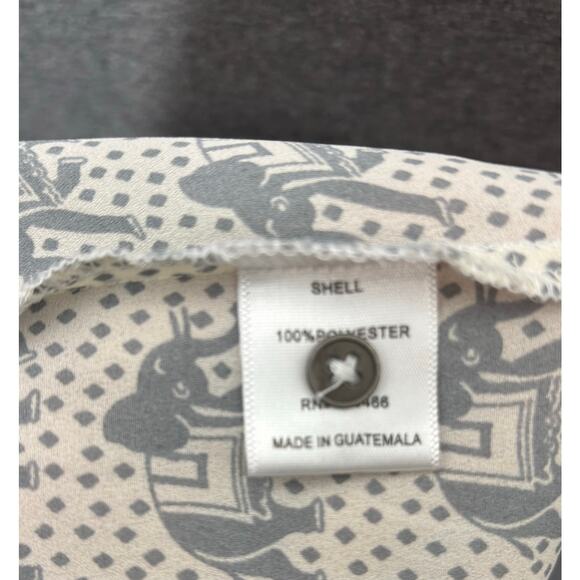 41 Hawthorn | Women's Elephant Print Lightweight Top | Small - Picture 4 of 5